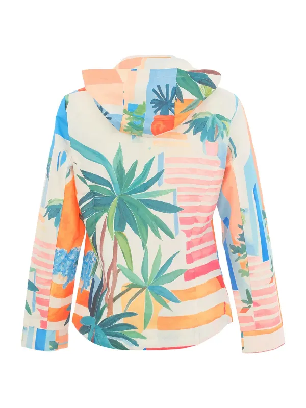 Dolcezza By Wild Curves: Pots On The Stairs Short Raincoat Back 