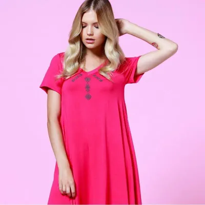 Maloka: Fancy Flowing A-line Midi Maxi Dress
