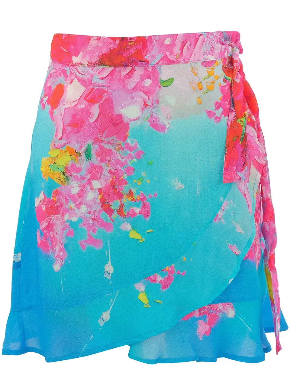 Dolcezza By Wild Curves: Summer In Santorini Beach Skirt (26803) Front