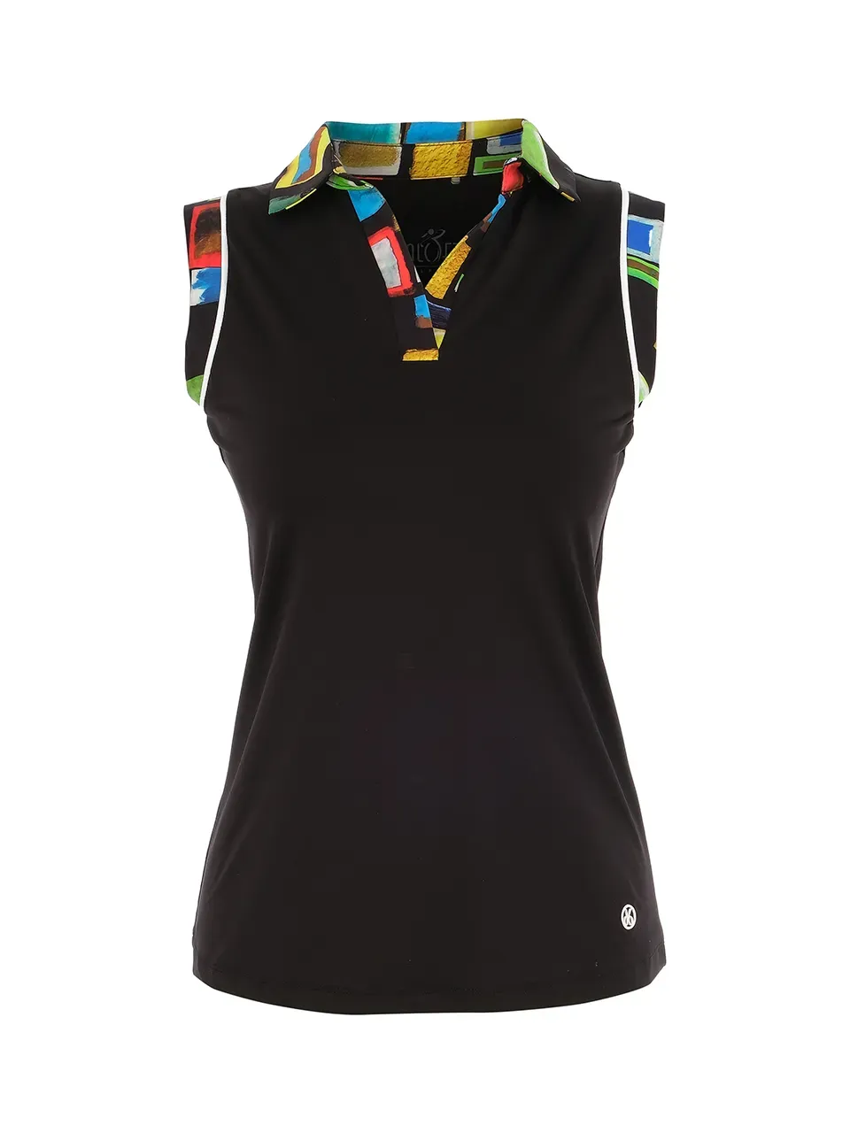 Dolcezza By Wild Curves: Colorful Windows Art Comfort Top Front
