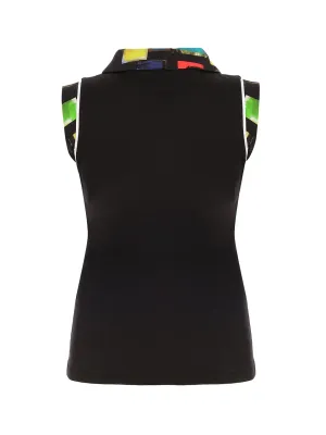 Dolcezza By Wild Curves: Colorful Windows Art Comfort Top Back