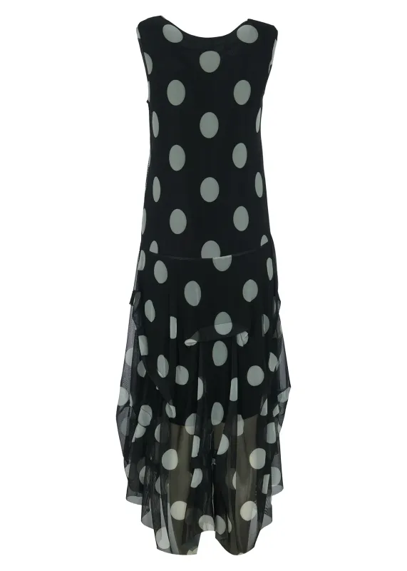 Kozan By Wild Curves: Martha Dress In Dalmatian Dot Back