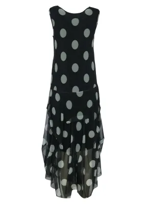 Kozan By Wild Curves: Martha Dress In Dalmatian Dot Back