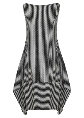 Kozan by Wild Curves: Zigzag Curved Hem Didi Dress Back