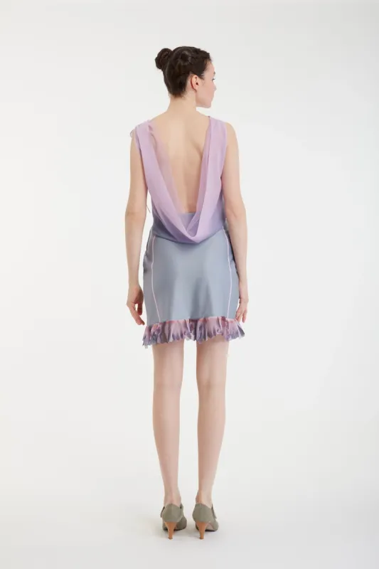 IPNG By Wild Curves: Fuzzy Reflections Skirt Bloom Ruffle Back