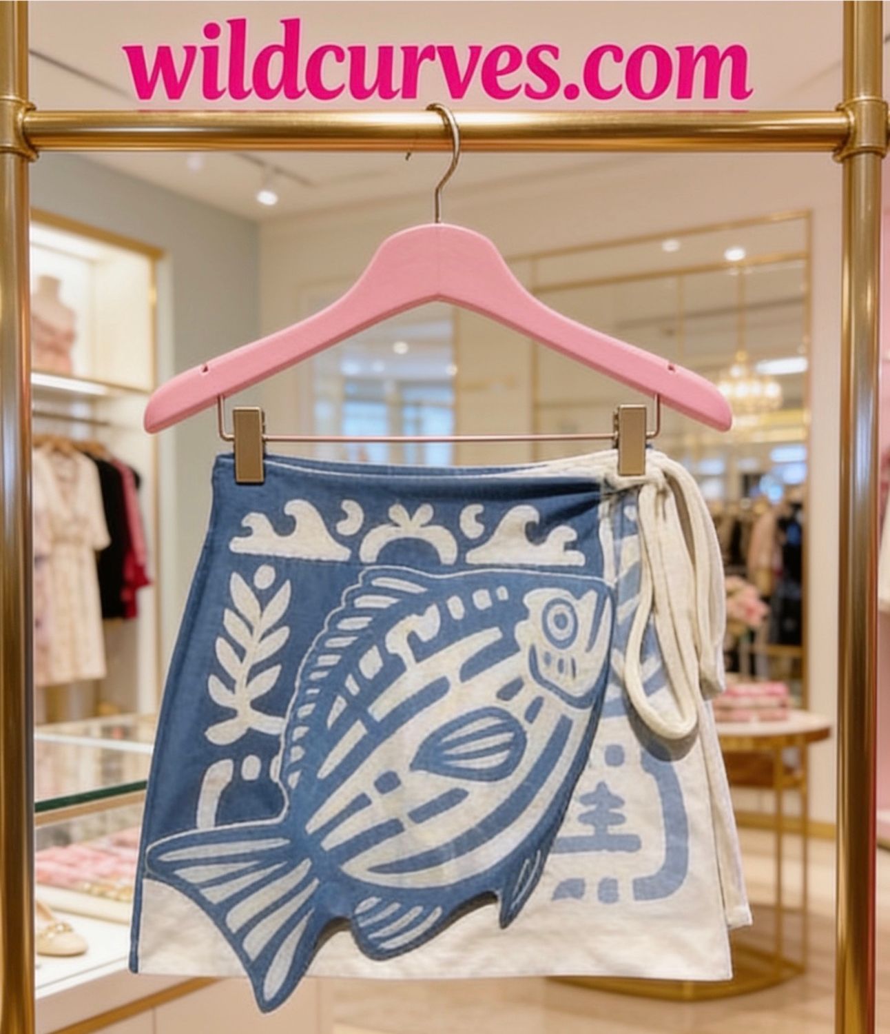 IPNG By Wild Curves: Mini 3D Illusion Fish Skirt