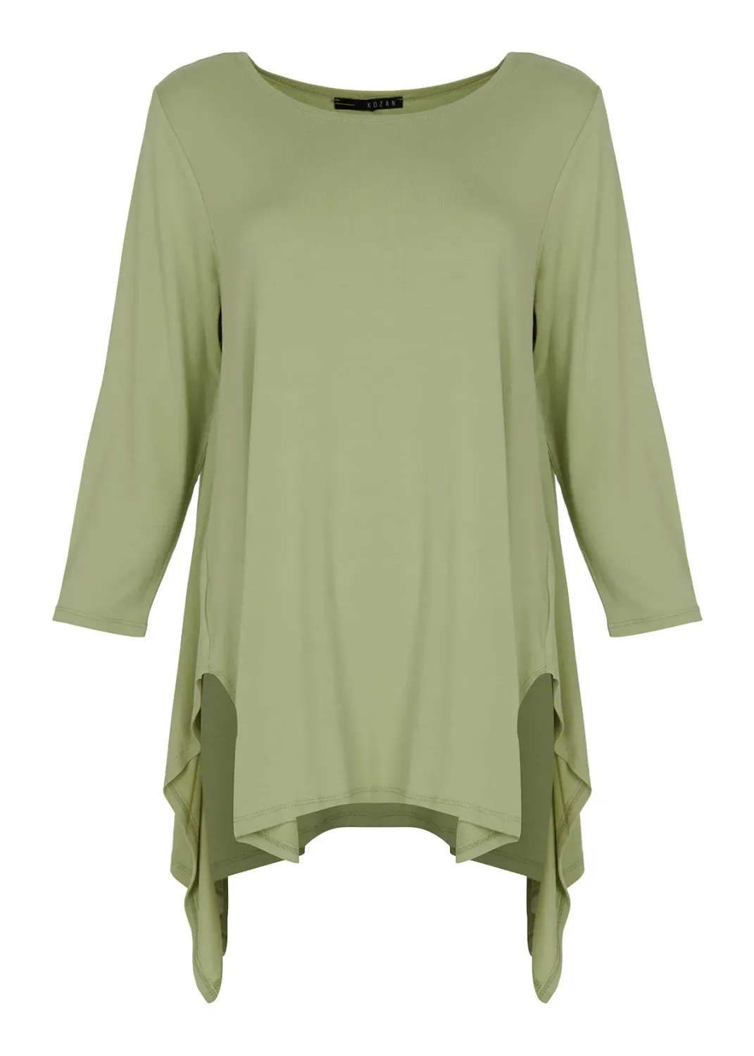 Kozan By Wild Curves: Juliette Top In Sea Foam Front