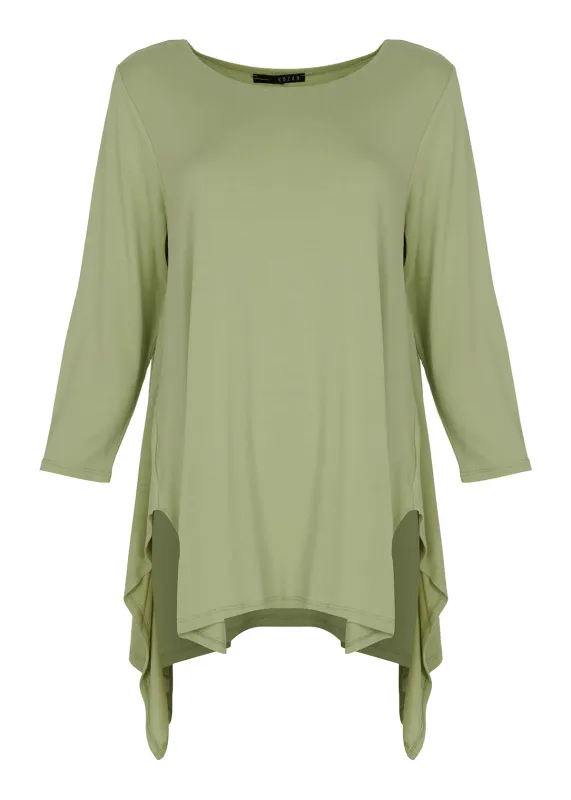 Kozan By Wild Curves: Juliette Top In Sea Foam Front