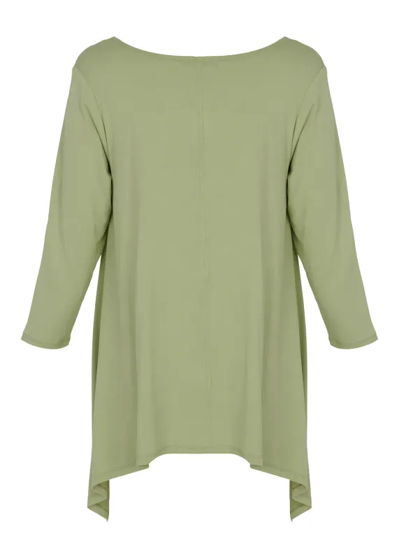 Kozan By Wild Curves: Juliette Top In Sea Foam Back