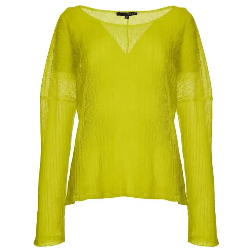 Kozan By Wild Curves: Debra Top In Cabbage Crush Front