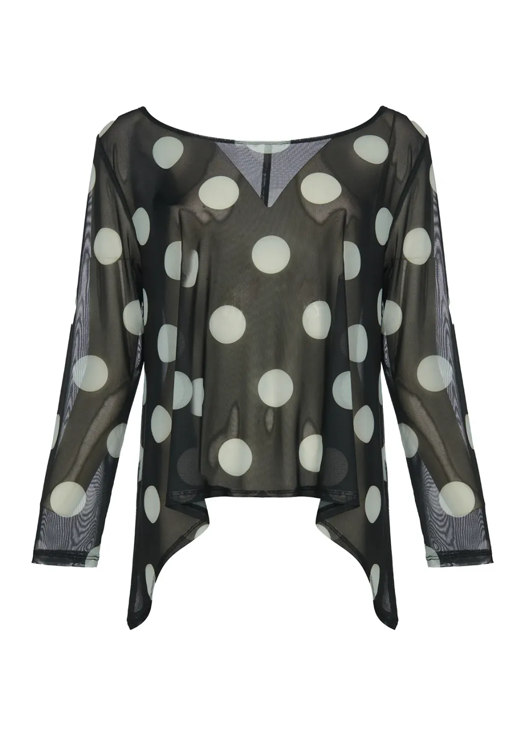 Kozan by Wild Curves: Mila Topper In Dalmation Front