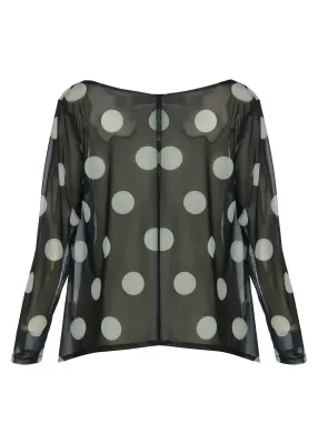 Kozan by Wild Curves: Mila Topper In Dalmation Back