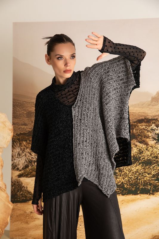 Kozan By Wild Curves: Asymmetrical Ida Sweater