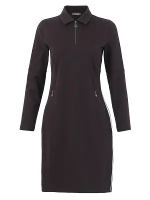 Dolcezza By Wild Curves: Sporty Chic Contrast Dress Front 1 (76103)