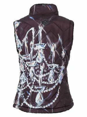 Dolcezza By Wild Curves: Chandelier Art Reversible Vest (76852) Back