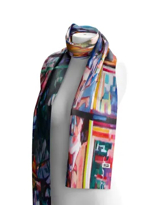 Dolcezza By Wild Curves: Friday Nights Art Scarf (76901)
