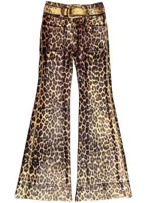 IPNG By Wild Curves: Jeanious Leo Flared Illusion Pants Front 1