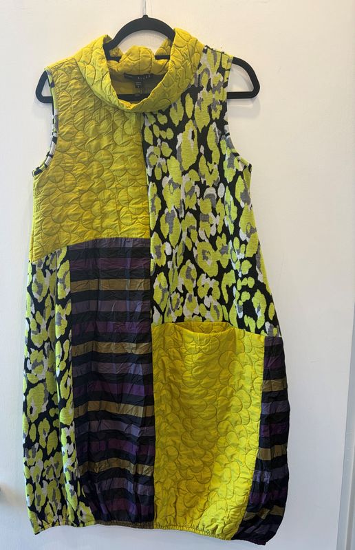 Kozan By Wild Curves: Alessandra Dress/Tunic In Mix Patchwork Kozan By Wild Curves: Alessandra Dress/Tunic In Mix Patchwork