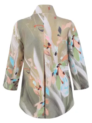 Dolcezza By Wild Curves: Keep The Dreams Alive Art Blazer Jacket (76706) Back