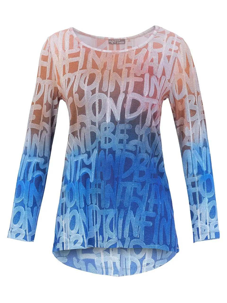 Dolcezza By Wild Curves: To Infinity And Beyond Button Back Top (76622) Front