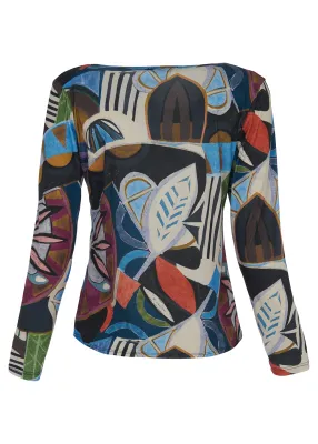 Kozan By Wild Curves: Helen Top In Klee Back