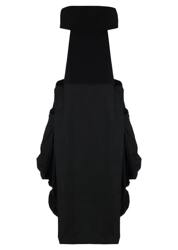 Kozan By Wild Curves: Bubble Hem Avi Dress In Nite Back