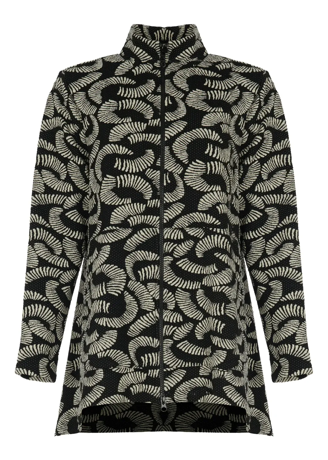Kozan By Wild Curves: Jane Jacket In Echo Front