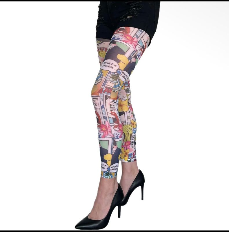 Malka Chic By Wild Curves: Shazam It’s Comics Footless Tights