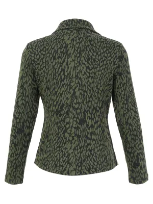 Dolcezza By Wild Curves: Wild Side Animal Blazer (76112) Back