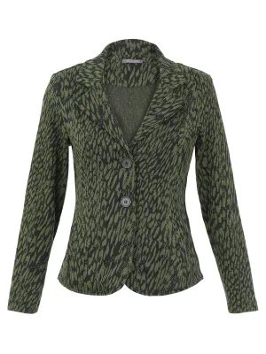 Dolcezza By Wild Curves: Wild Side Animal Blazer (76112) Front