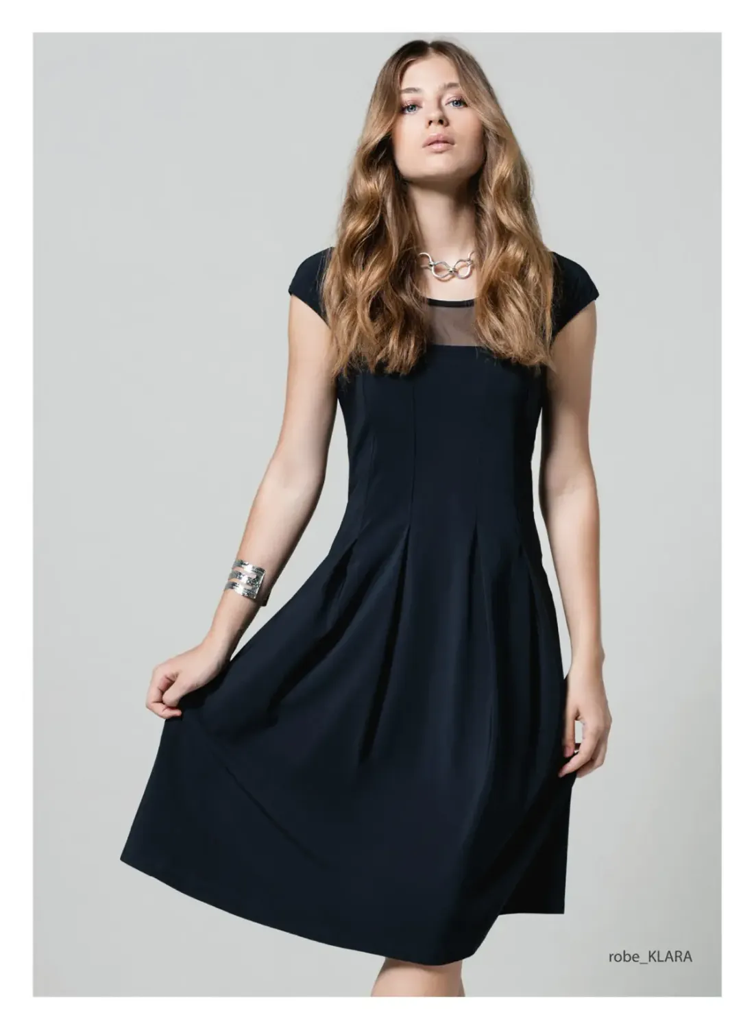 Maloka: Black Tulip Window Box Dress (1 Left!)