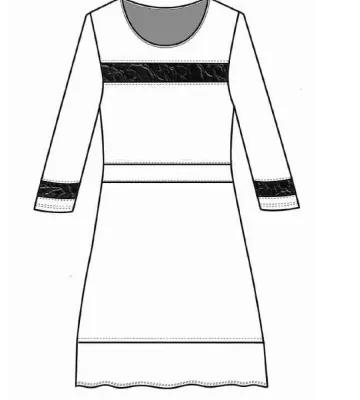 Maloka: Bell Hem Midi Dress (2 Left!)