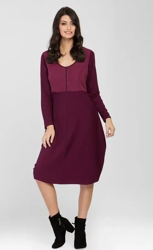 Maloka: Scrunched Ribbon Bodice Fit &amp; Flare Midi Dress (1 Left!)