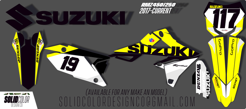 2019 Suzuki RMZ 450/250 "OG" Series  Graphics Kit