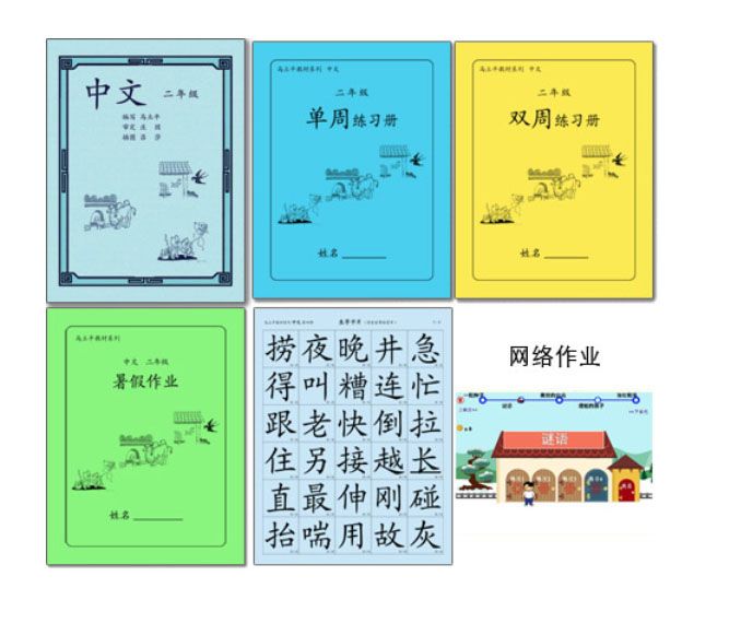 Ma Liping Traditional (馬立平) Simplified Chinese Textbook ( The Second Grade / The Third Grade)