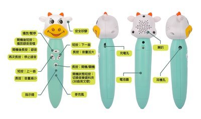哞哞牛點讀筆 Moo-moo Cow Talking Pen ONLY