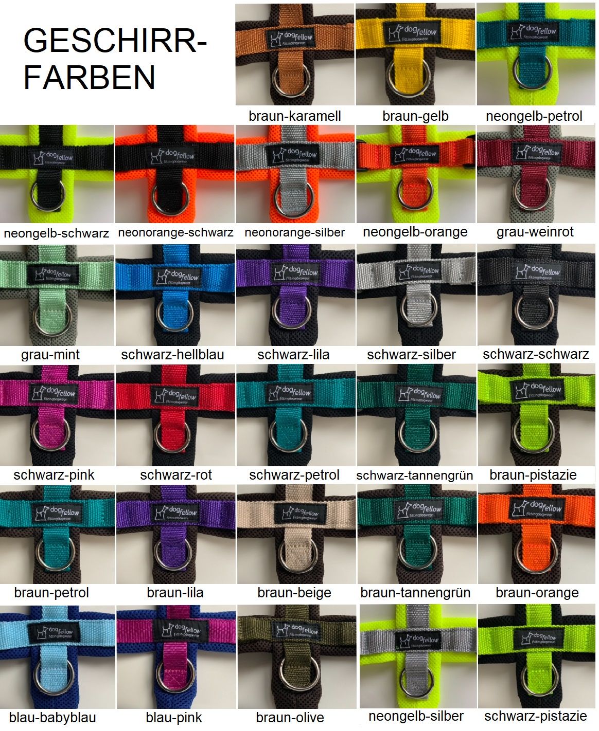 Happy Geschirr Größe M ohne Zusatzring