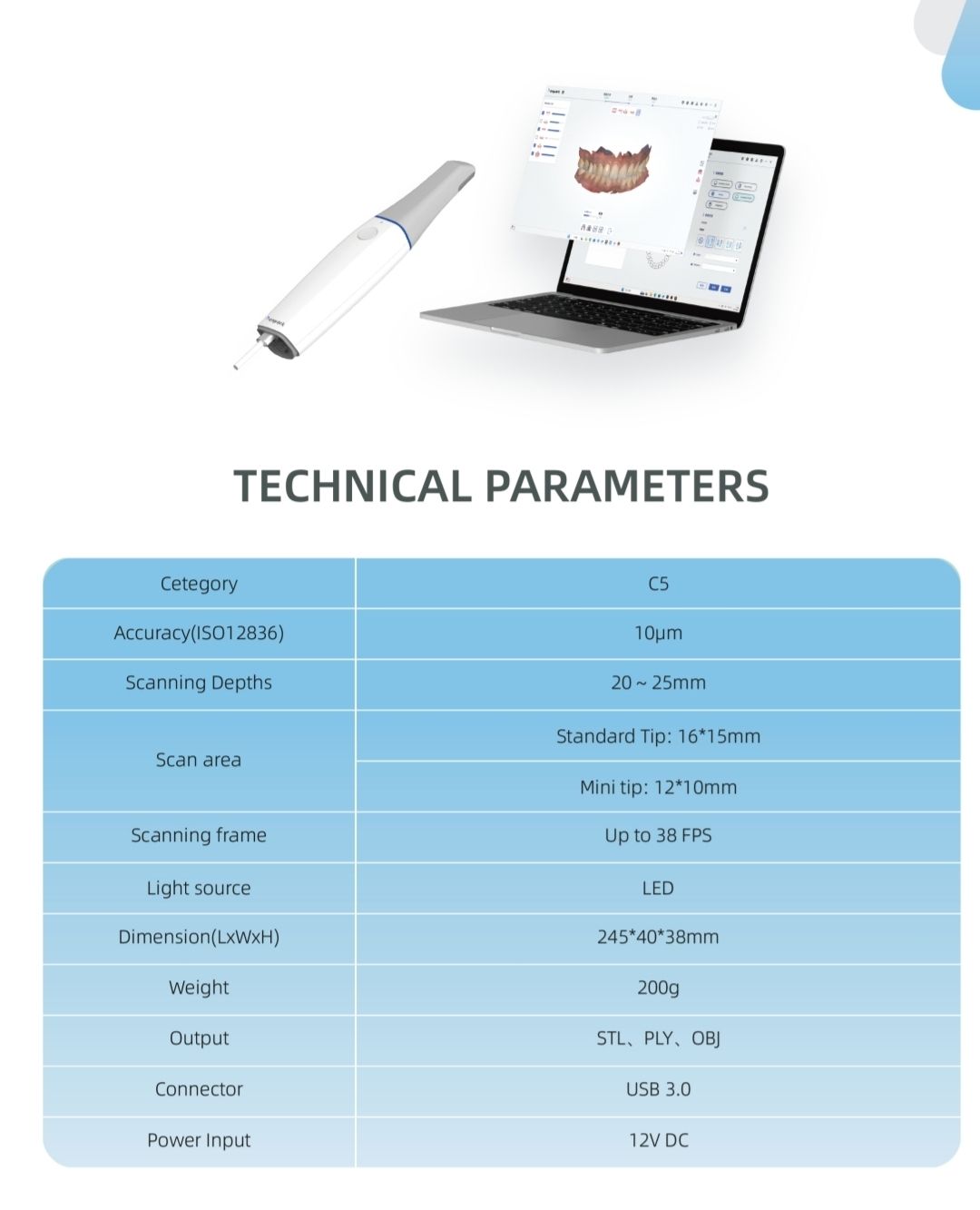 3D Scanner intraoral C5 Denpark