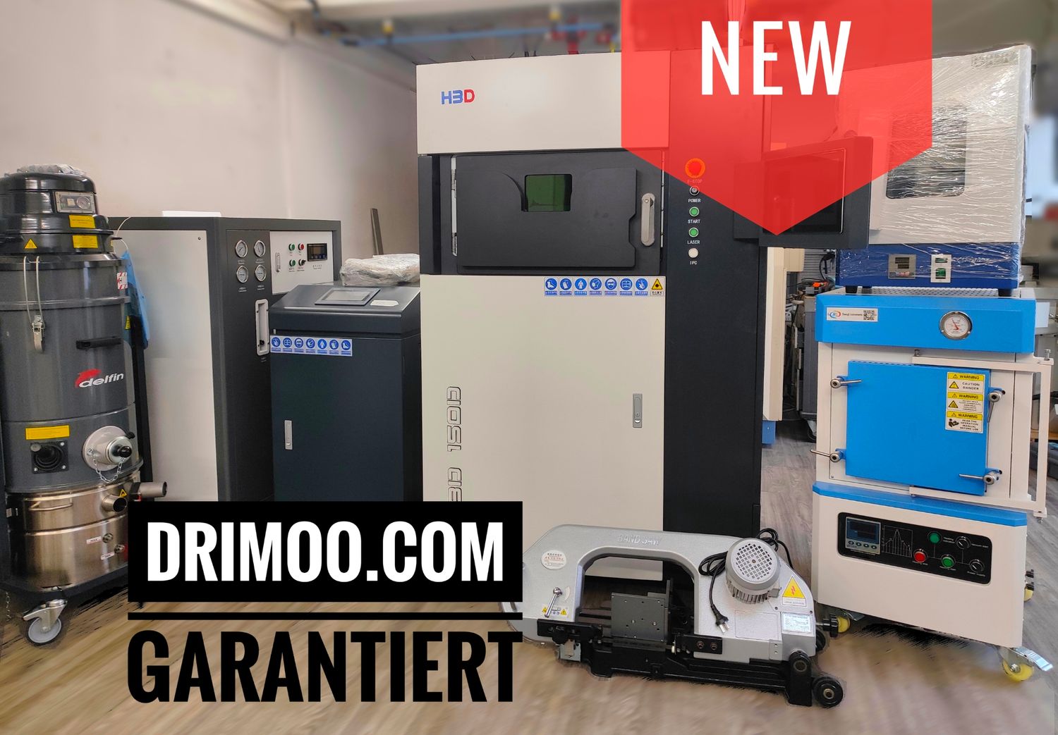 Doppellaser Selektive SinterLaserMaschine HBD-150D kit
