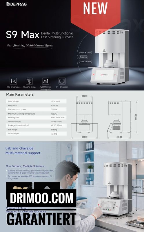 Sintering Furnace S9 MAX Speed