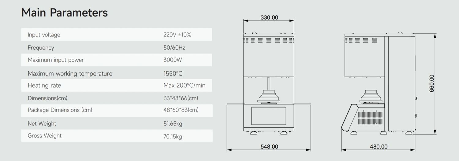 Sintering Furnace S9 MAX Speed