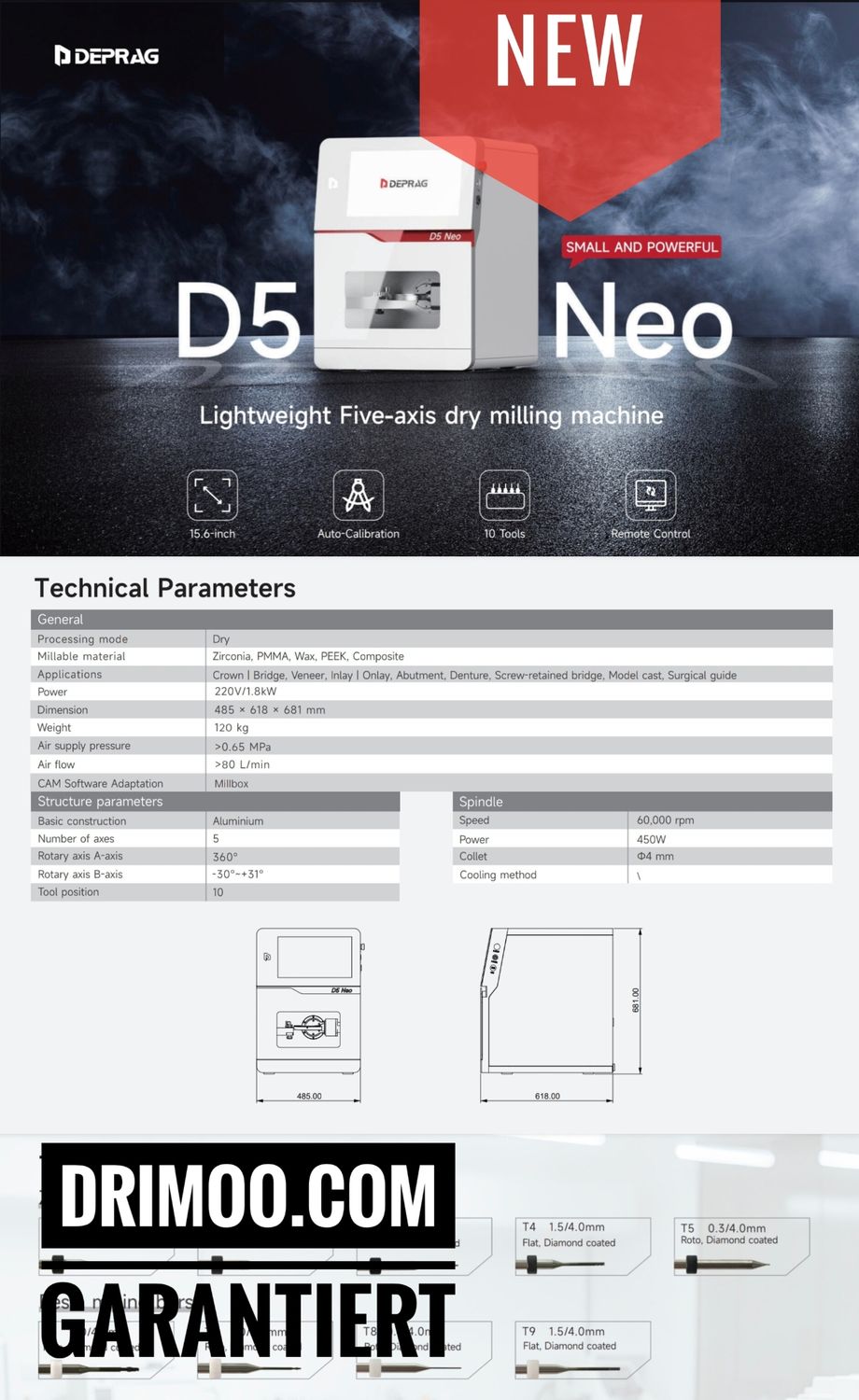 D5 NEO Milling machine 