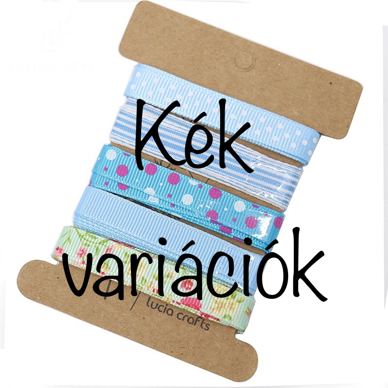 Kék variációk - ötféle minta, összesen 5 yard