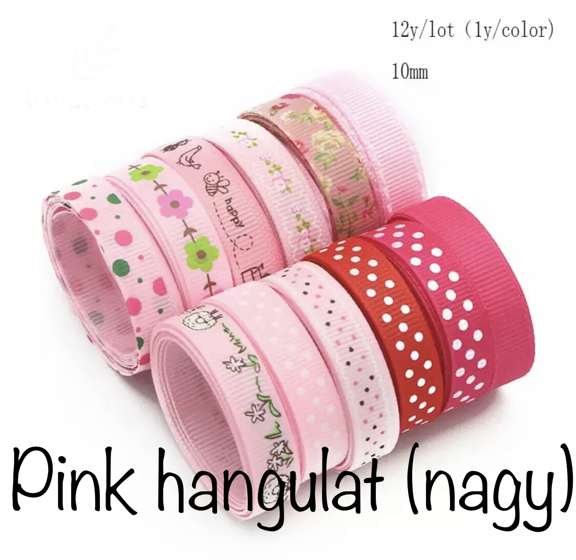Pink hangulat - vegyes - összesen 12 yard