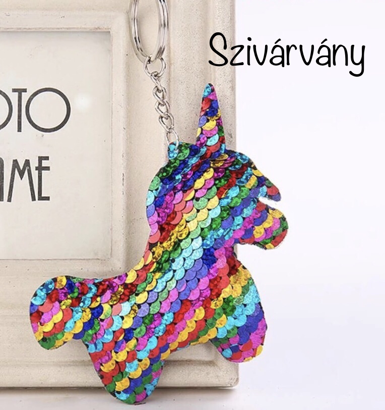 Flitteres Unikornis Szivárvány