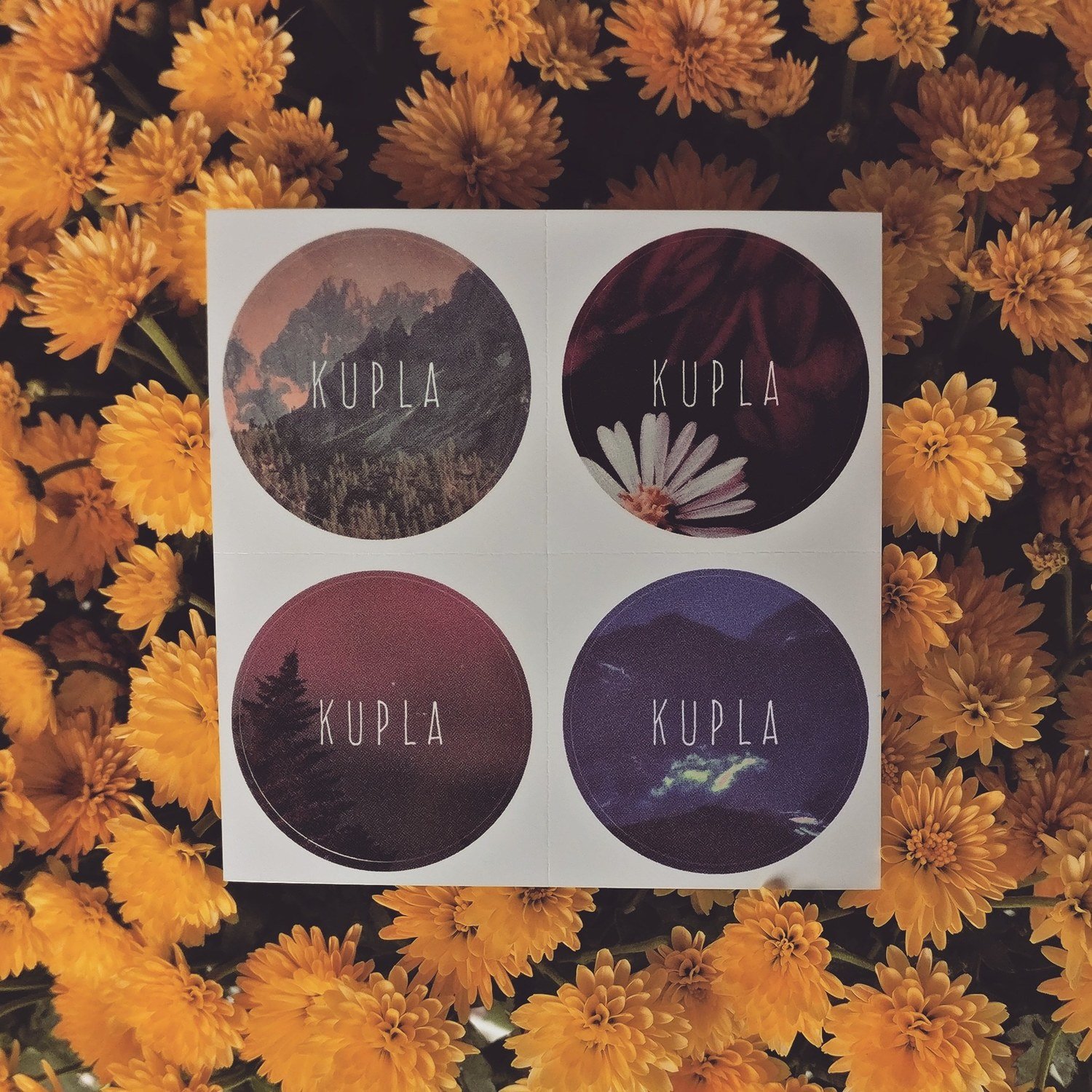 Kupla - Round Stickers x4
