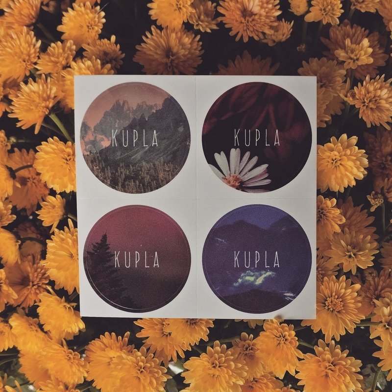 Kupla - Round Stickers x4