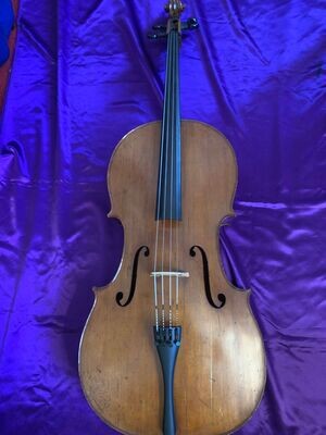 German Cello by Hermann Schlosser C.1895 - Sold