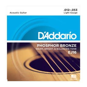 D'Addario Phosphor Bronze Acoustic Guitar Strings, Light