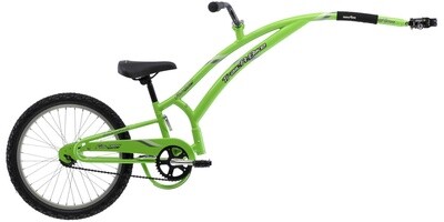 Trail-a-Bike - Demi vélo pour enfant - Couleur: Vert